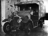 The restored Sunbeam-Rover Ambulance